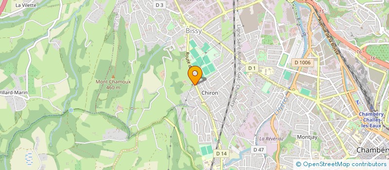 localisation de l'entreprise DE LABIAZ  CHAMBERY