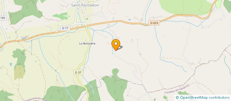 localisation de l'entreprise DE LABOISSIERE  BARGUELONNE-EN-QUERCY