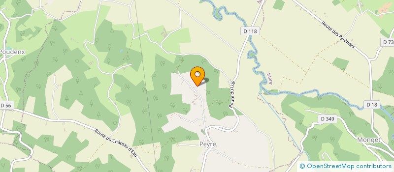 localisation de l'entreprise DE LABOUSQUERE  AUBAGNAN