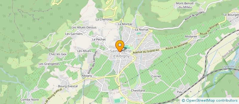 localisation de l'entreprise DE LACONNAY INVESTISSEMENT  SAINT-PIERRE-D'ALBIGNY