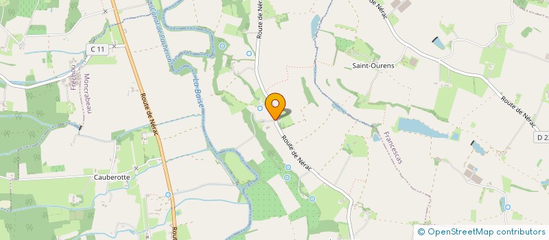 localisation de l'entreprise DE LAFFAURE  LASSERRE