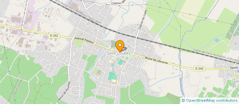 localisation de l'entreprise DE LAFILOLIE ET FILS à SAINT-LOUBES