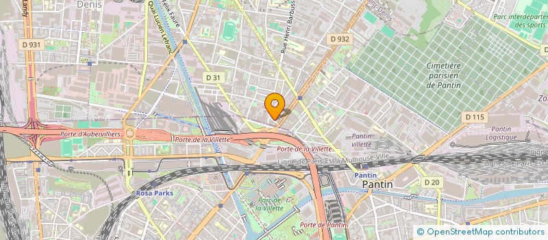 localisation de l'entreprise DE LAHORE à AUBERVILLIERS