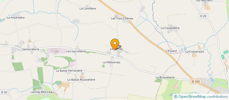 localisation de l'entreprise DE LAIT VIE DENSE à ERBRAY
