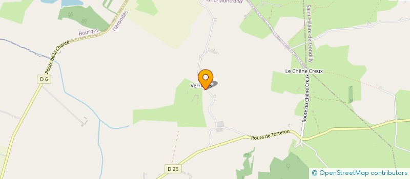 localisation de l'entreprise DE LALAND  NERONDES