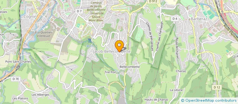 localisation de l'entreprise DE LAMBERT ALBERIC & AURELIE  JACOB-BELLECOMBETTE