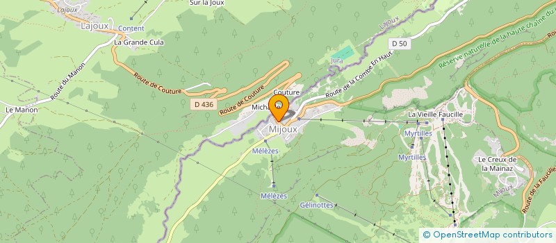 localisation de l'entreprise DE LAMOURA LA PLAGE  MIJOUX