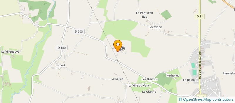 localisation de l'entreprise DE LAMPHY  REGUINY