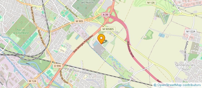 localisation de l'entreprise DE LANCY à DIJON