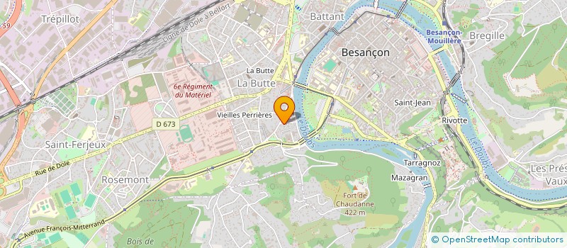 localisation de l'entreprise DE LANDRESSE  SAINT-VIT