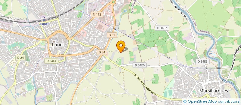 localisation de l'entreprise DE LANGLOU à LUNEL