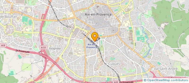 localisation de l'entreprise DE LATTRE  AIX-EN-PROVENCE