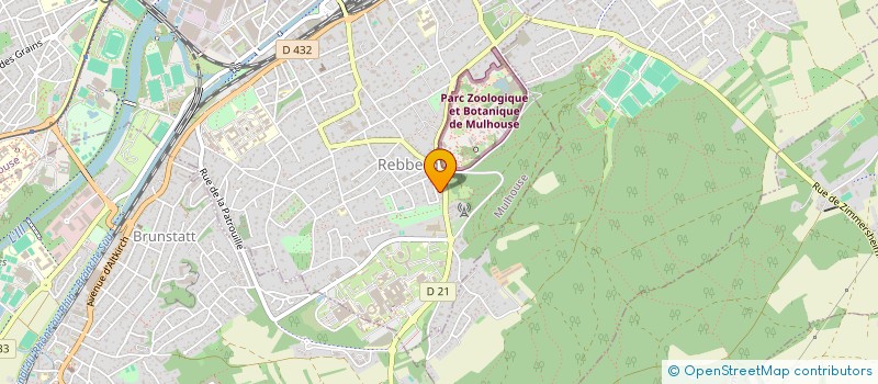 localisation de l'entreprise DE LATTRE  MULHOUSE