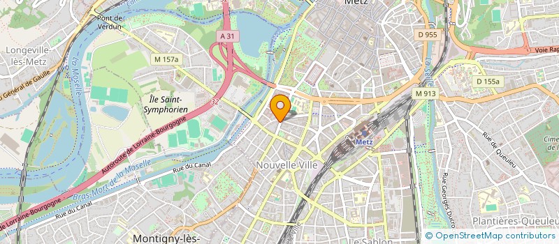 localisation de l'entreprise DE LATTRE AVOCATS  METZ