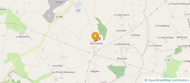 localisation de l'entreprise DE LAUMAINE à BREHAND