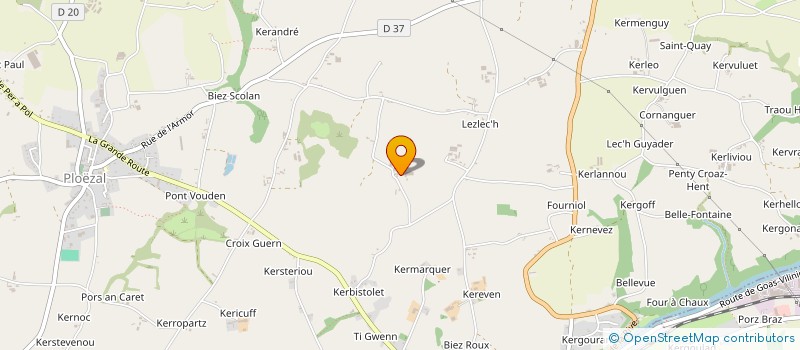 localisation de l'entreprise DE LECH SEBASTIEN à PLOEZAL