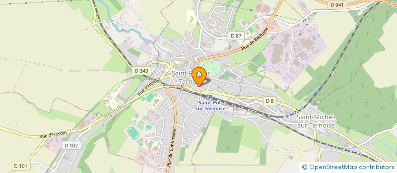 localisation de l'entreprise DE LECLA à ST-POL-SUR-TERNOISE