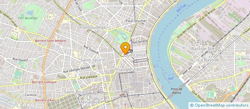 localisation de l'entreprise DE LEGEM CONSEILS  BORDEAUX