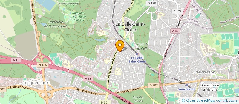 localisation de l'entreprise DE LEON  LA CELLE-SAINT-CLOUD