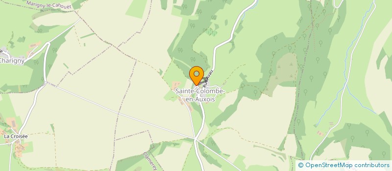 localisation de l'entreprise DE LES PIGNONS  SAINTE-COLOMBE-EN-AUXOIS