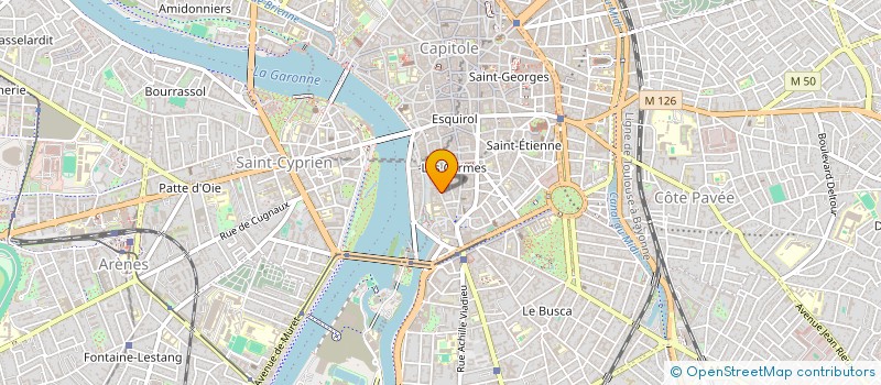 localisation de l'entreprise DE LESTRADE FRANCOIS          PROPR  TOULOUSE
