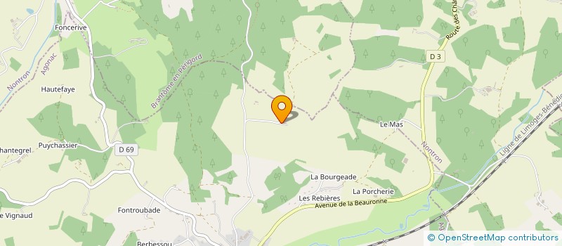 localisation de l'entreprise DE LEVRAUD à SAINT-FRONT-D'ALEMPS