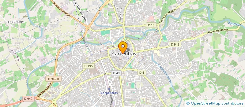 localisation de l'entreprise DE LILAS EN CAMOMILLE  CARPENTRAS