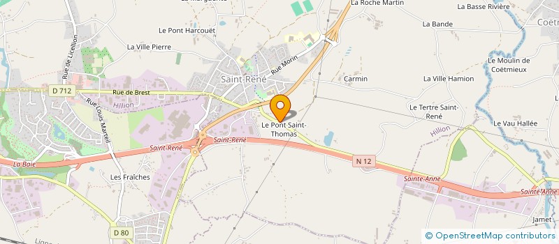 localisation de l'entreprise DE LIMA GOMES à HILLION