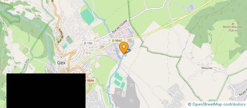 localisation de l'entreprise DE LIMA SARL  GEX