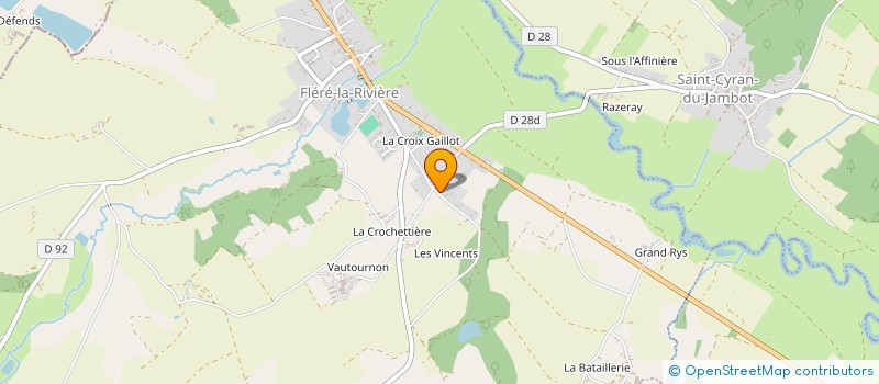 localisation de l'entreprise DE LINEA à FLERE-LA-RIVIERE