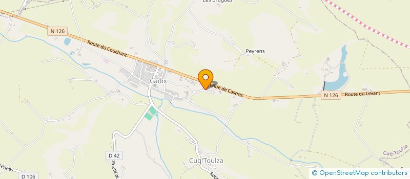 localisation de l'entreprise DE LINGUA DE SAINT BLANQUAT - RIEHLE  CUQ-TOULZA