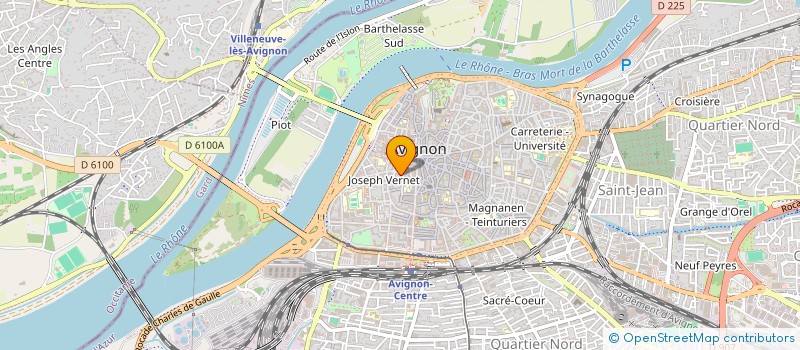 localisation de l'entreprise DE LIOURE  AVIGNON