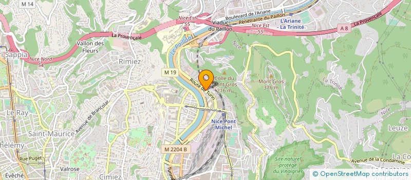 localisation de l'entreprise DE LO à NICE