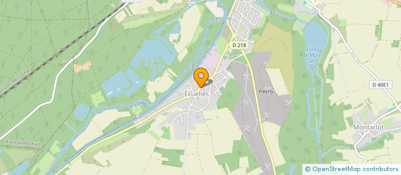 localisation de l'entreprise DE LOIN EN LOING, SOLIDARITE MIGRANTS à MORET-LOING-ET-ORVANNE