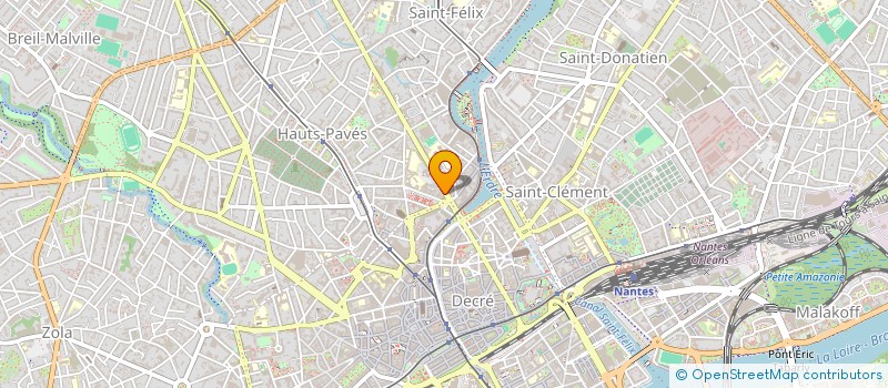 localisation de l'entreprise DE LONG EN LARGE à NANTES