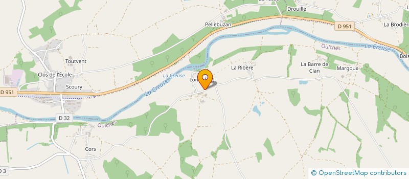 localisation de l'entreprise DE LONGEFONT à OULCHES
