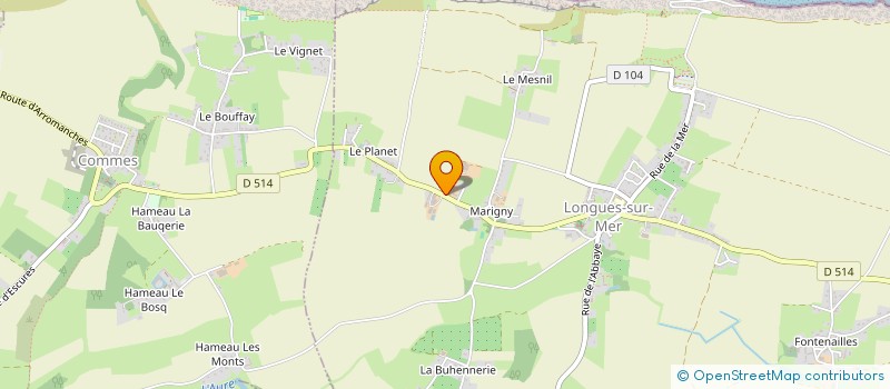 localisation de l'entreprise DE LONGUES  LONGUES-SUR-MER