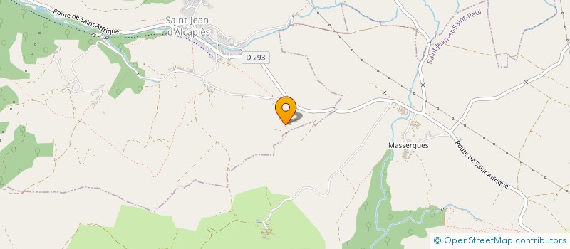 localisation de l'entreprise DE LORDEIL  SAINT-JEAN-D ALCAPIES