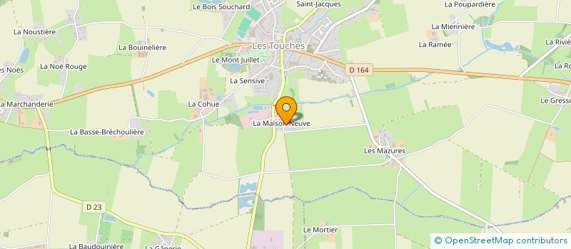 localisation de l'entreprise DE LORIERE  PETIT-MARS