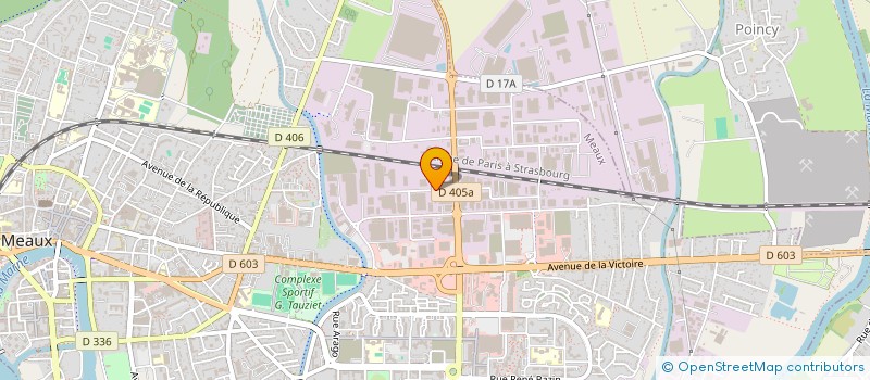 localisation de l'entreprise DE LORRAINE SA à MEAUX