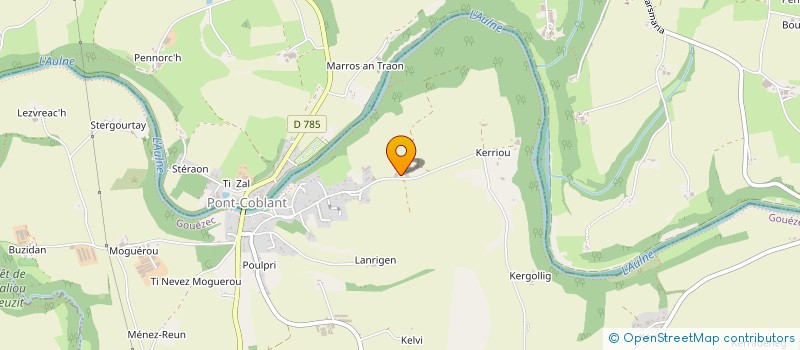 localisation de l'entreprise DE LOSPARS à GOUEZEC