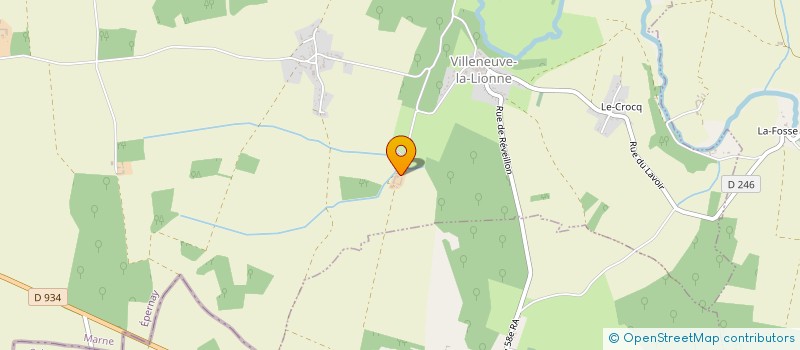 localisation de l'entreprise DE LOUAN  COURGIVAUX