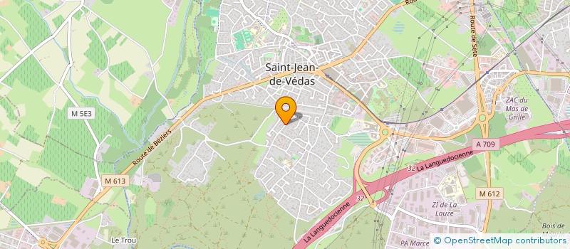 localisation de l'entreprise DE LOUN  SAINT-JEAN-DE-VEDAS