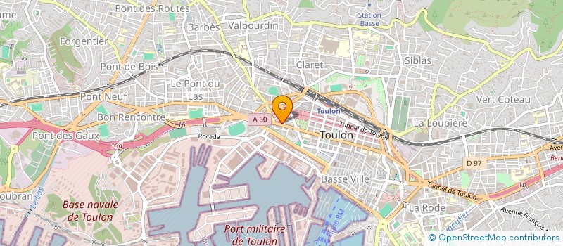 localisation de l'entreprise DE LUCA PARTICIPATIONS  TOULON