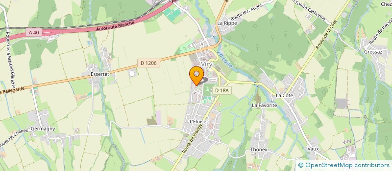 localisation de l'entreprise DE LUCIA HOLDING  VIRY