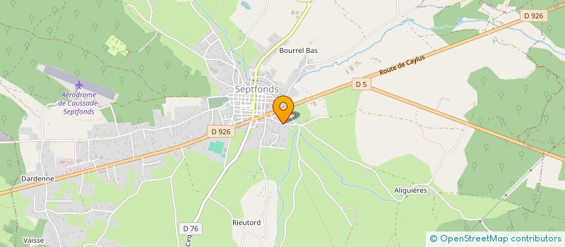 localisation de l'entreprise DE LUGOUNE  LAPENCHE