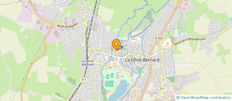localisation de l'entreprise DE LUMIERE ET DE JEU  LA FERTE-BERNARD
