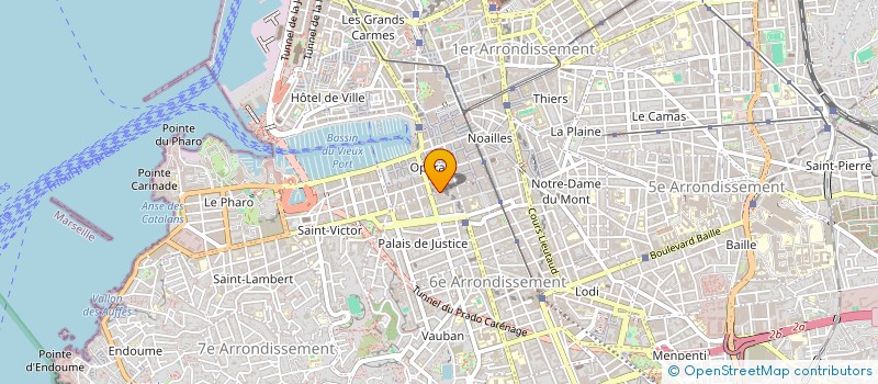 localisation de l'entreprise DE LUXE VACATIONS à MARSEILLE