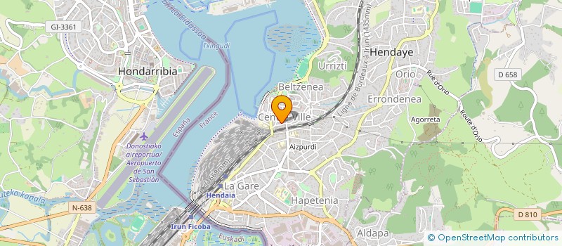 localisation de l'entreprise DE LUZY à HENDAYE
