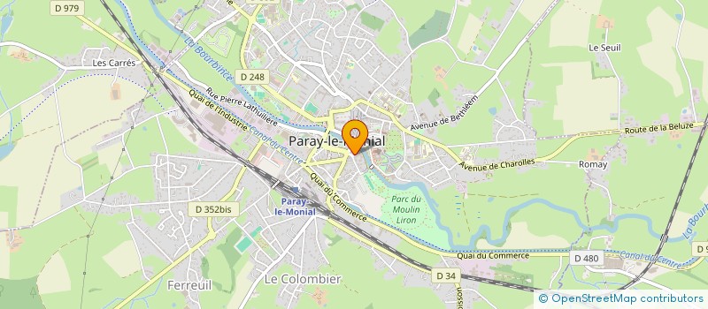 localisation de l'entreprise DE MACEDO-GUILLOT à PARAY-LE-MONIAL